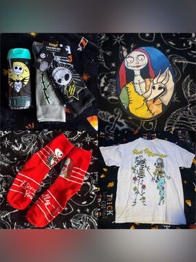 5 Piece Nightmare Before Christmas Disney Bundle Lot